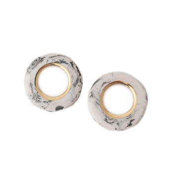 گوشواره زنانه لیلا شریعتی مدل Abrobad Circle