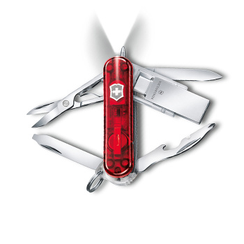 چاقو 11 کاره جیبی ویکتورینوکس به همراه فلش مموری 16 گیگ مدل VI_4.6366.TG16