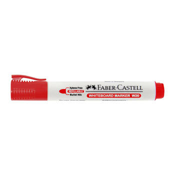 ماژیک وایت برد نوک گرد قرمز فابر کاستل مدل Marker Red