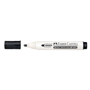 ماژیک وایت برد نوک گرد مشکی فابرکاستل مدل Marker Black
