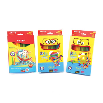 مداد رنگی 36 رنگ آریا همراه با تراش