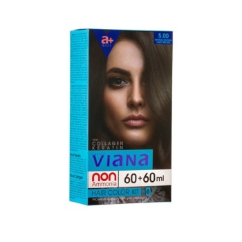 کیت رنگ مو قهوه ای طبیعی روشن قوی ویانا شماره 5/00