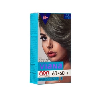 کیت رنگ مو بلوند خاکستری خیلی روشن ویانا شماره 9/1