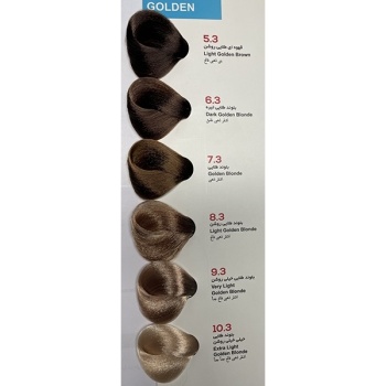 رنگ مو قهوه ای طلایی روشن ویانا شماره 5/3 حجم 100 میلی لیتر