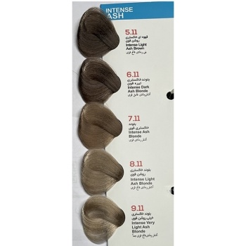 رنگ مو قهوه ای خاکستری روشن قوی ویانا شماره 5/11 حجم 100 میلی لیتر