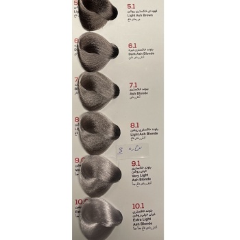 رنگ مو بلوند خاکستری ویانا شماره 7/1 حجم 100 میلی لیتر