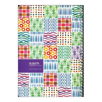 وزیری با پرفراژ و جداکننده Sam سیمی 200 برگ