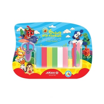 خمیر بازی 6 رنگ آریا