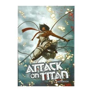 دفتر یادداشت خط دار Primo مدل Attack On Titan