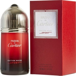 عطر ادوتویلت مردانه کارتیر مدل Pasha de Cartier Edition Noire Sport حجم 100 میلی لیتر
